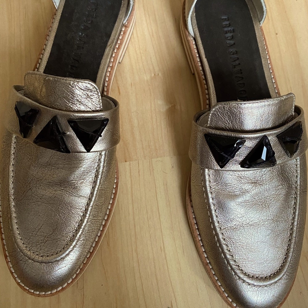 Freda Salvador d'Orsay loafers Spanish size 7